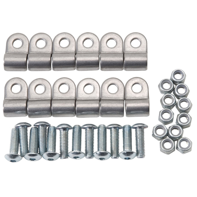 12 Pack Stainless Steel Brake Line Clamps <br> Universal application
