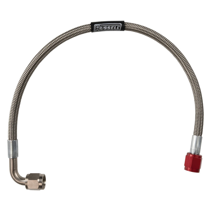 -4AN 90 Degree To Straight Fuel Line Assembly <br> Universal application