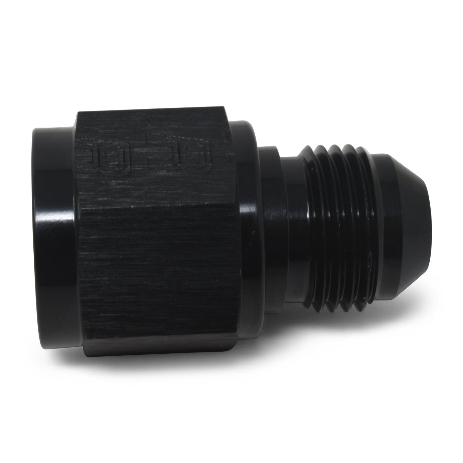 -8AN Female to -6AN to Male B-Nut Reducer <br> Fitting Size: -8 AN Female x -6 AN Flared Male
