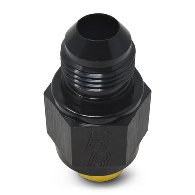 -8AN Female to -6AN to Male B-Nut Reducer <br> Fitting Size: -8 AN Female x -6 AN Flared Male