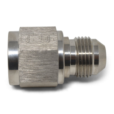 -10AN Female to -8AN to Male B-Nut Reducer <br> Fitting Size: -10 AN Female x -8 AN Flared Male