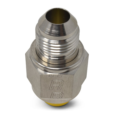 -10AN Female to -8AN to Male B-Nut Reducer <br> Fitting Size: -10 AN Female x -8 AN Flared Male