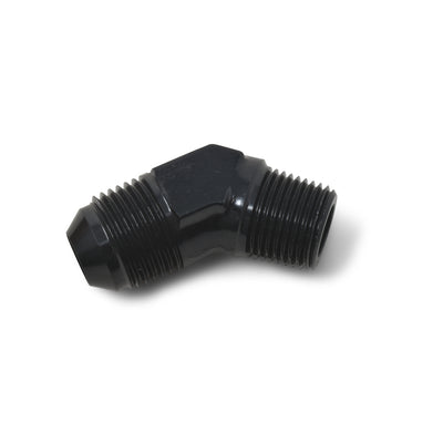 -6AN x 1/8 in NPT 45 Degree Adapter <br> Fitting Size: -6 AN x 1/8 in NPT