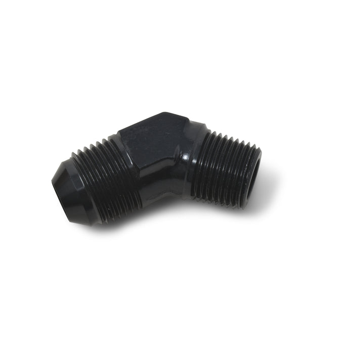 -6AN x 1/8 in NPT 45 Degree Adapter <br> Fitting Size: -6 AN x 1/8 in NPT