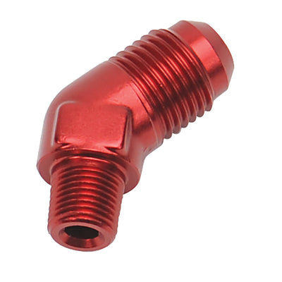 -6AN Male To 1/8in NPT 45 Degree Adapter Fitting <br> Universal application