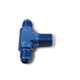 -6AN x 3/8 in NPT T Tee Adapter Fitting <br> Fitting Size: -6 AN x 3/8 in NPT