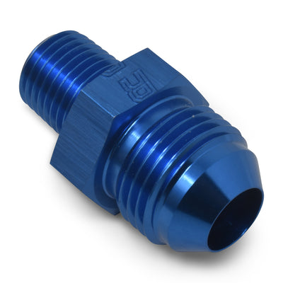 -4AN x 1/4 in NPT Straight Adapter Fitting <br> Fitting Size: -4 AN x 1/4 in NPT