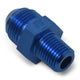 -4AN x 1/4 in NPT Straight Adapter Fitting <br> Fitting Size: -4 AN x 1/4 in NPT