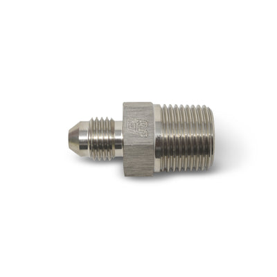 -6AN x 1/4 in NPT Straight Adapter <br> Fitting Size: -6 AN x 1/4 in NPT