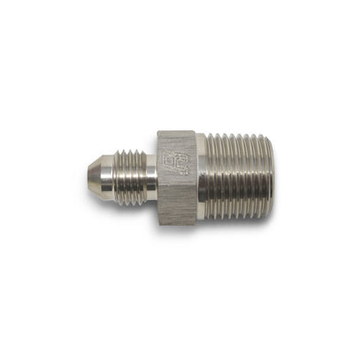 -6AN x 1/8 in NPT Straight Adapter <br> Fitting Size: -6 AN x 1/8 in NPT