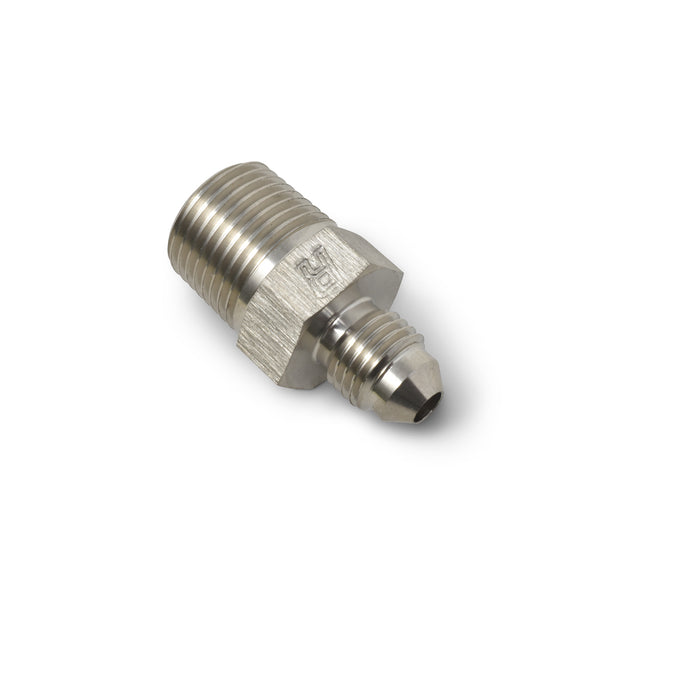 -6AN x 1/8 in NPT Straight Adapter <br> Fitting Size: -6 AN x 1/8 in NPT