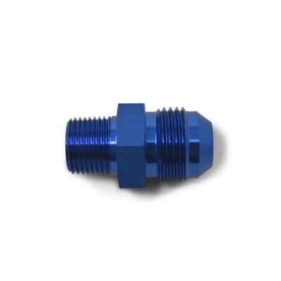 -6AN x 3/8 in NPT Straight Adapter <br> Fitting Size: -6 AN x 3/8 in NPT