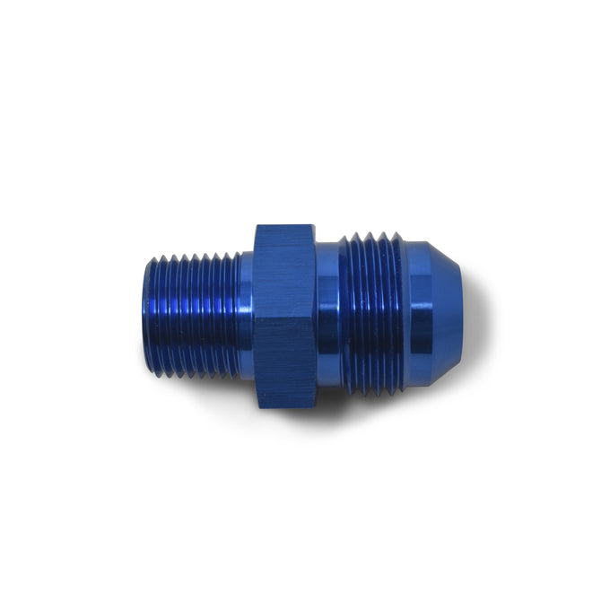 -6AN x 3/8 in NPT Straight Adapter <br> Fitting Size: -6 AN x 3/8 in NPT