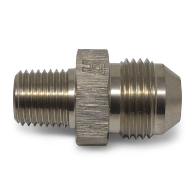 -6AN x 3/8 in NPT Straight Adapter <br> Fitting Size: -6 AN x 3/8 in NPT