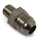 -6AN x 3/8 in NPT Straight Adapter <br> Fitting Size: -6 AN x 3/8 in NPT