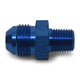 -6AN x 3/8 in NPT Straight Adapter <br> Fitting Size: -6 AN x 3/8 in NPT