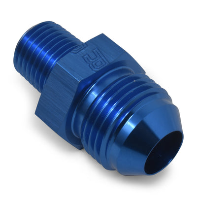 -6AN x 3/8 in NPT Straight Adapter <br> Fitting Size: -6 AN x 3/8 in NPT