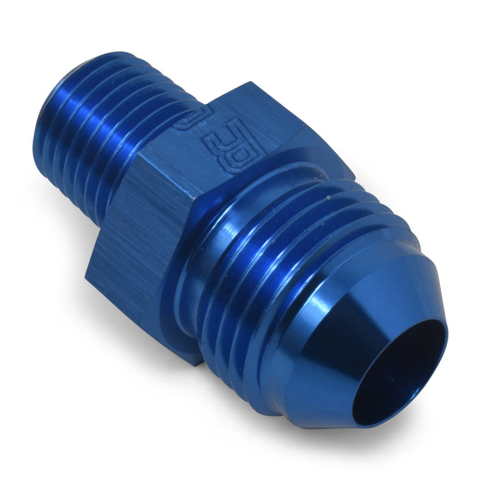 -6AN x 3/8 in NPT Straight Adapter <br> Fitting Size: -6 AN x 3/8 in NPT