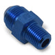 -6AN x 3/8 in NPT Straight Adapter <br> Fitting Size: -6 AN x 3/8 in NPT