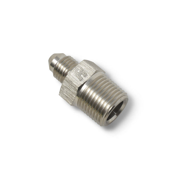 -8AN x 1/4 in NPT Straight Adapter <br> Fitting Size: -8 AN x 1/4 in NPT
