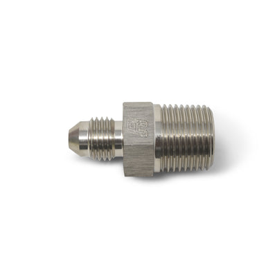 -8AN x 1/2in NPT Straight Adapter <br> Fitting Size: -8 AN x 1/2in NPT