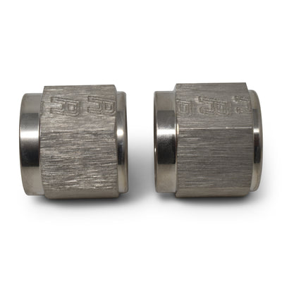 6 Pack -3AN To 3/16in Tube Nut Adapter Fitting <br> -3 AN Tube Nuts 3/16in diameter