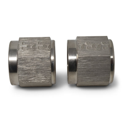 6 Pack -4AN To 1/4in Tube Nut Adapter Fitting <br> -4 AN Tube Nuts 1/4in diameter