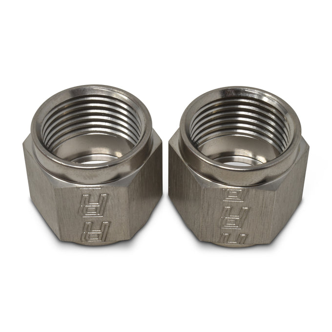6 Pack -4AN To 1/4in Tube Nut Adapter Fitting <br> -4 AN Tube Nuts 1/4in diameter