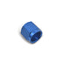 Pair -6AN To 3/8in Tube Nut Adapter Fitting <br> -6 AN Tube Nuts 3/8in diameter