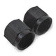 Pair -6AN To 3/8in Tube Nut Adapter Fitting <br> -6 AN Tube Nuts 3/8in diameter