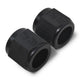 Pair -6AN To 3/8in Tube Nut Adapter Fitting <br> -6 AN Tube Nuts 3/8in diameter