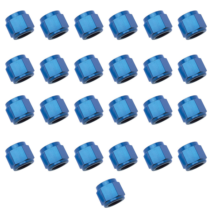 25pcs -6 AN Tube Nuts 3/8in dia. <br> Universal application