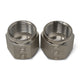 Pair -8AN To 1/2in Tube Nut Adapter Fitting <br> -8 AN Tube Nuts 1/2in diameter