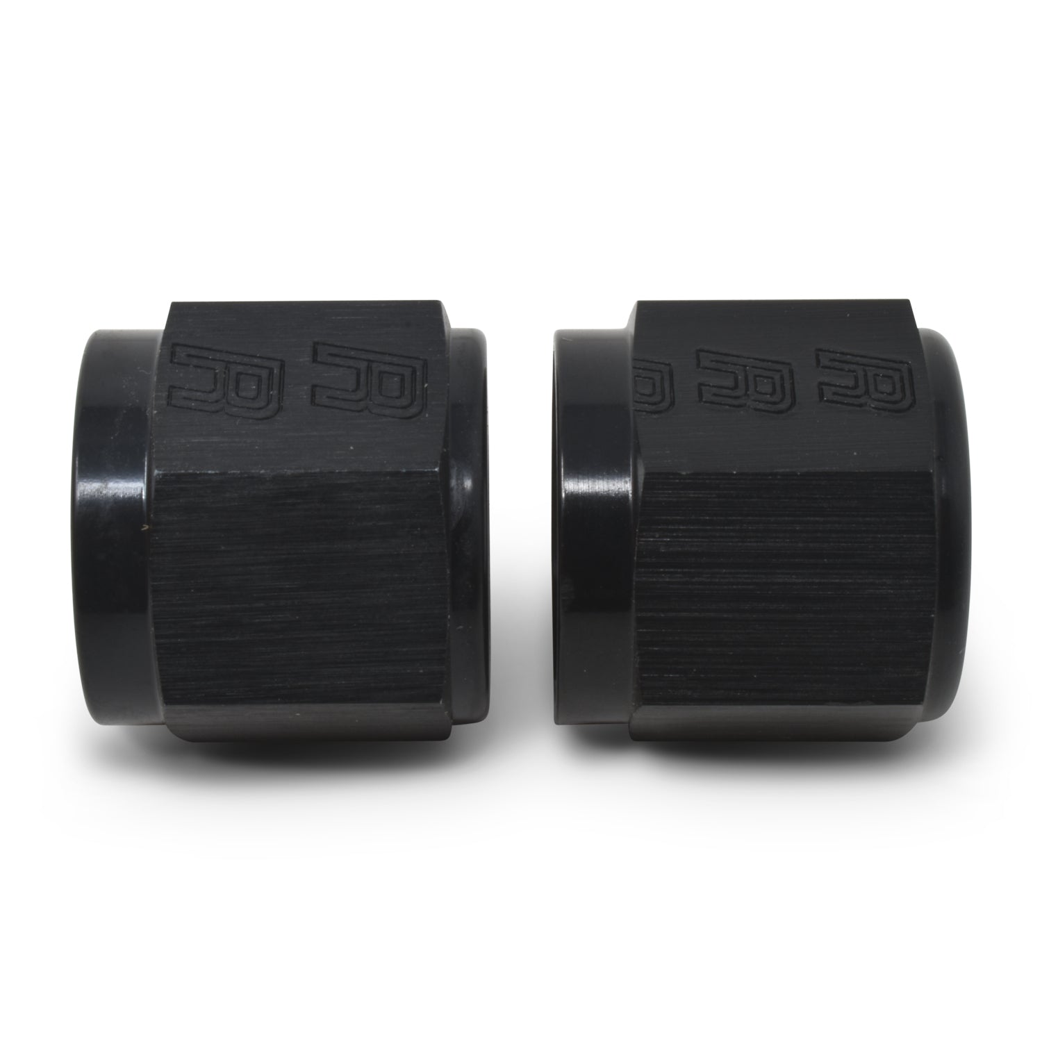 Pair -8AN To 1/2in Tube Nut Adapter Fitting <br> -8 AN Tube Nuts 1/2in diameter
