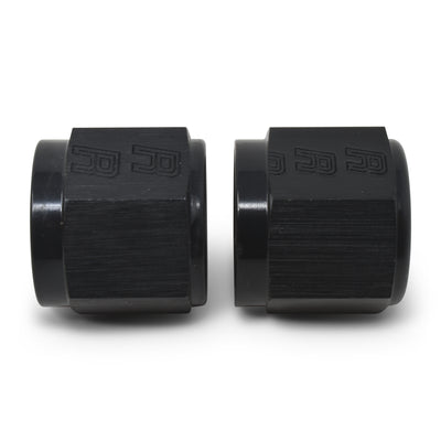 Pair -8AN To 1/2in Tube Nut Adapter Fitting <br> -8 AN Tube Nuts 1/2in diameter