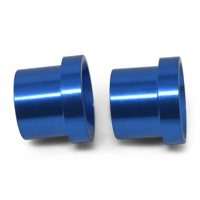 Pair -6AN To 3/8in Tube Sleeve Adapter Fitting <br> -6 AN Tube Sleeve 3/8in diameter