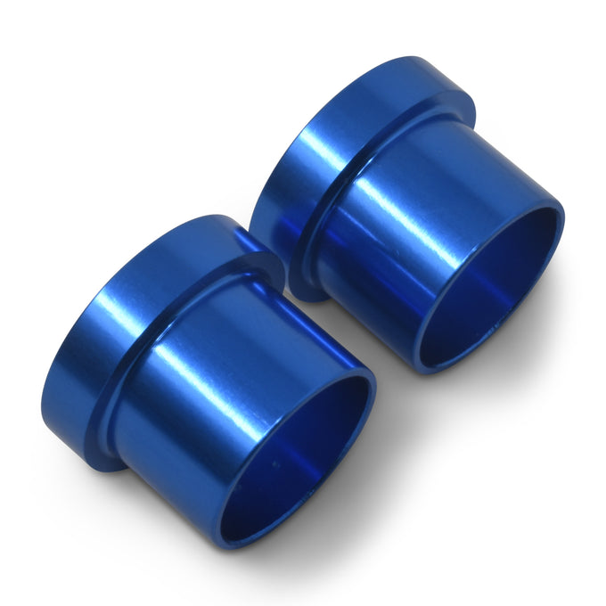 Pair -8AN To 1/2in Tube Sleeve Adapter Fitting <br> -8 AN Tube Sleeve 1/2in diameter