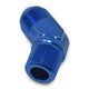 -4AN to 1/4in NPT 45 Degree Adapter <br> Fitting Size: -4 AN to 1/4in NPT