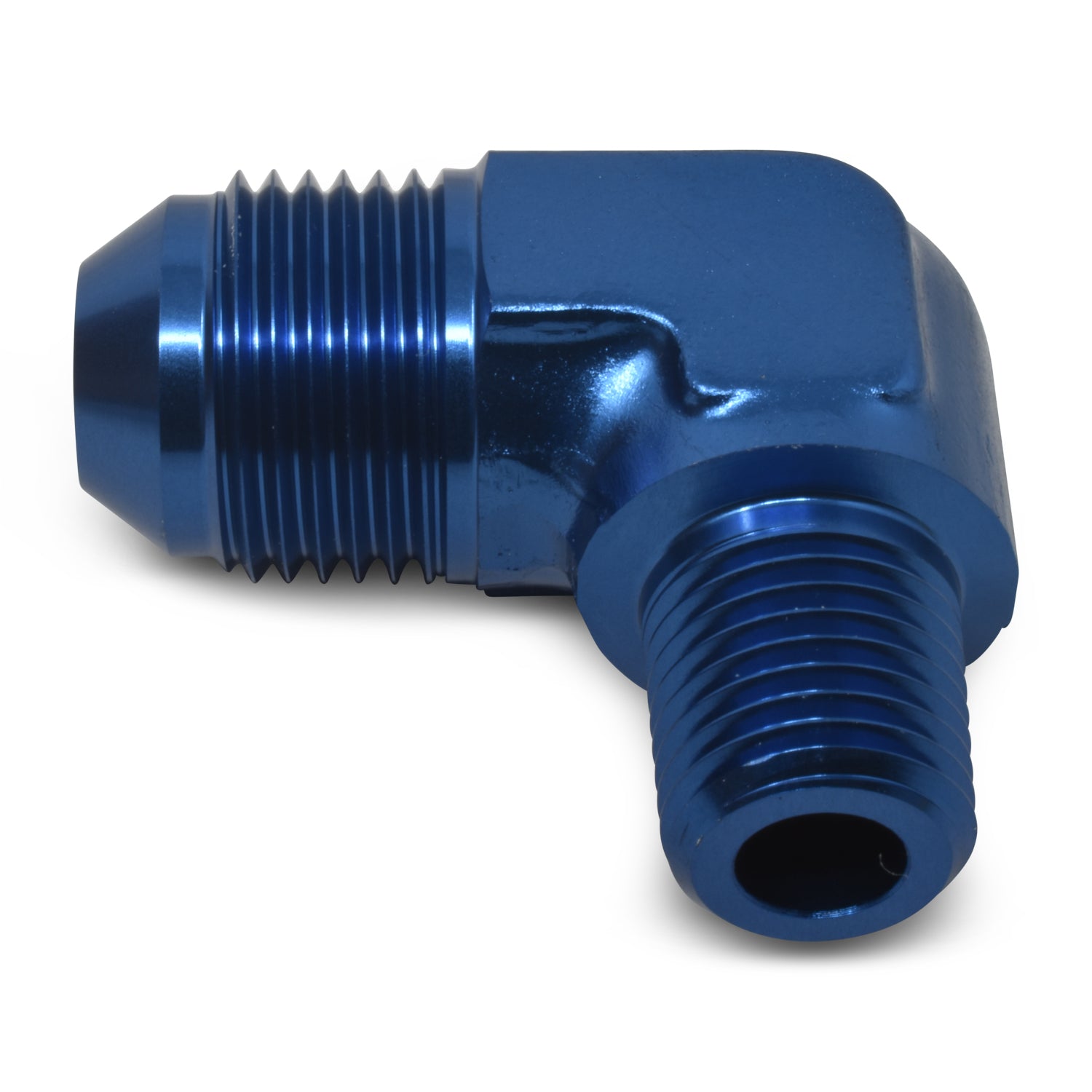 -3AN x 1/8 in NPT 90 Degree Adapter Fitting <br> Fitting Size: -3 AN x 1/8 in NPT