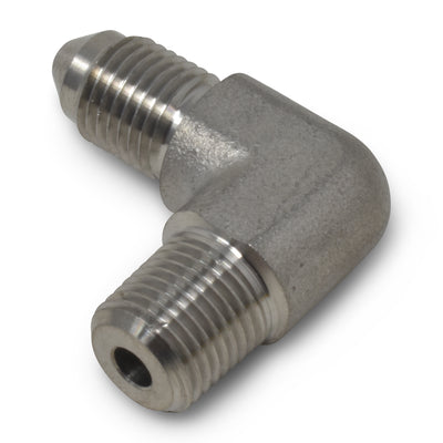 90 Degree Adapter Fitting <br> 3 AN to 1/8in 90 Degree Flare