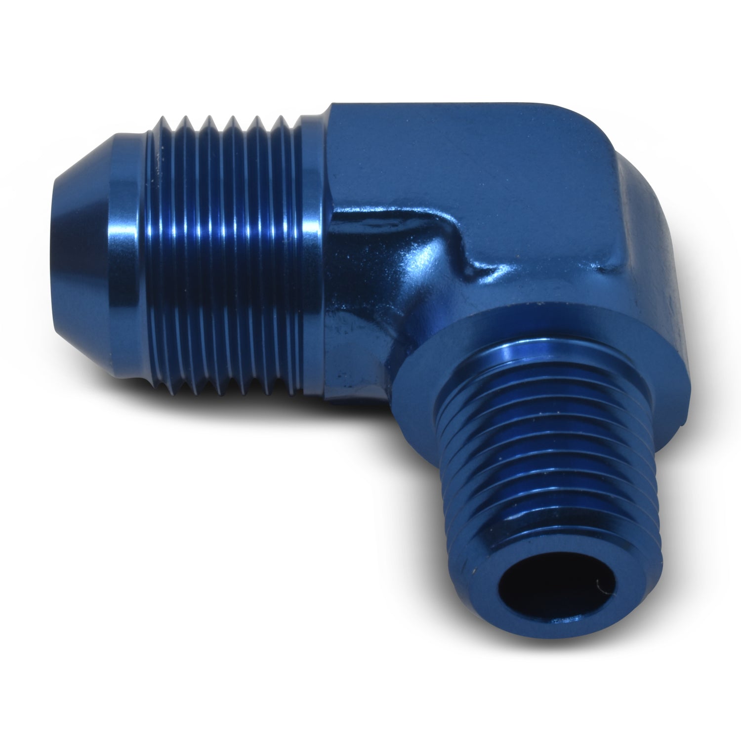 -4AN x 1/8 in NPT 90 Degree Adapter Fitting <br> Fitting Size: -4 AN x 1/8 in NPT