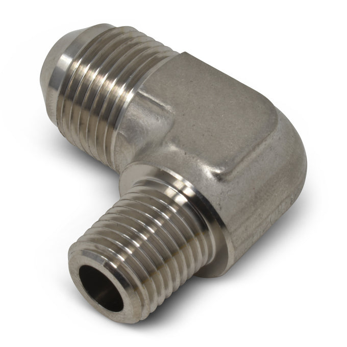 -4AN x 1/8 in NPT 90 Degree Adapter Fitting <br> Fitting Size: -4 AN x 1/8 in NPT