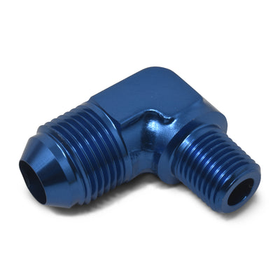 -4AN x 1/4 in NPT 90 Degree Adapter Fitting <br> Fitting Size: -4 AN x 1/4 in NPT