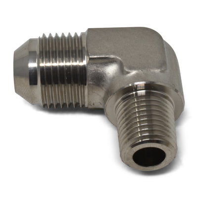 -4AN x 1/4 in NPT 90 Degree Adapter Fitting <br> Fitting Size: -4 AN x 1/4 in NPT