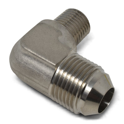 -4AN x 1/4 in NPT 90 Degree Adapter Fitting <br> Fitting Size: -4 AN x 1/4 in NPT