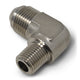-4AN x 1/4 in NPT 90 Degree Adapter Fitting <br> Fitting Size: -4 AN x 1/4 in NPT