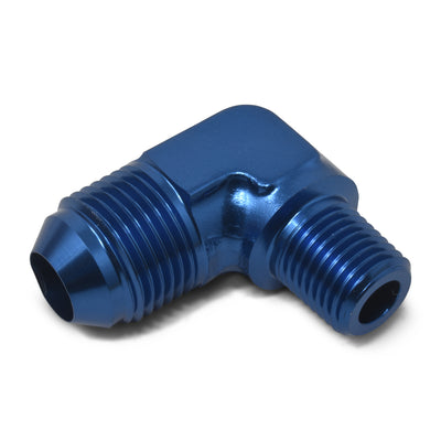 -6AN x 1/4 in NPT 90 Degree Adapter Fitting <br> Fitting Size: -6 AN x 1/4 in NPT