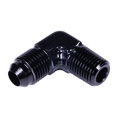 -6AN x 1/4 in NPT 90 Degree Adapter Fitting <br> Fitting Size: -6 AN x 1/4 in NPT