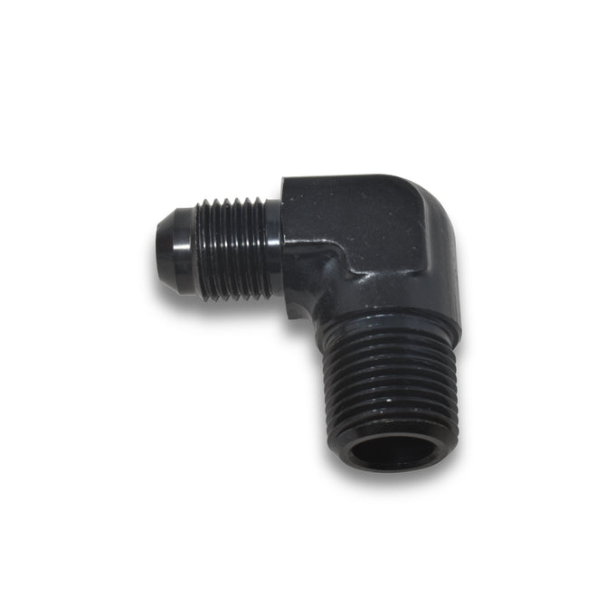 -6AN x 1/8 in NPT 90 Degree Adapter Fitting <br> Fitting Size: -6 AN x 1/8 in NPT