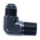 -8AN x 1/2 in NPT 90 Degree Adapter Fitting <br> Fitting Size: -8 AN x 1/2 in NPT